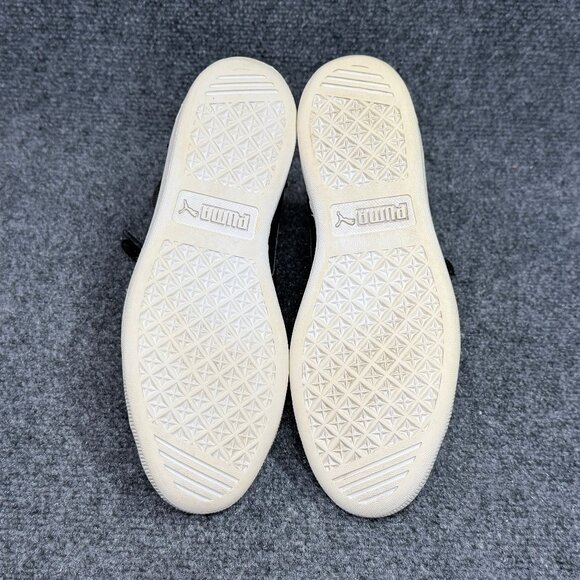 Puma Vikky Sneakers Women's Size 7.5 Black Suede High Hi Lace Up Retro Shoes - Picture 9 of 11